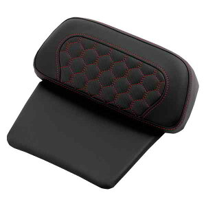  njJ`bvhcA[pbNpbh Th} Chopped Tour Pak Pad - Honeycomb - Red Stitching - FLH/FLT '14-'24 814-07C-HC-RED DRAG 08220598