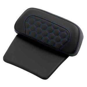  njJ`bvhcA[pbNpbh Th} Chopped Tour Pak Pad - Honeycomb - Blue Stitching - FLH/FLT '14-'24 814-07C-HC-BLU DRAG 08220599