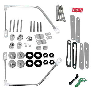  S4 Quick-Disconnect SaddleBag Mounting Kit for Harley Th} Quick Disconnect Support - Softail 3501-0344 DRAG 35010344