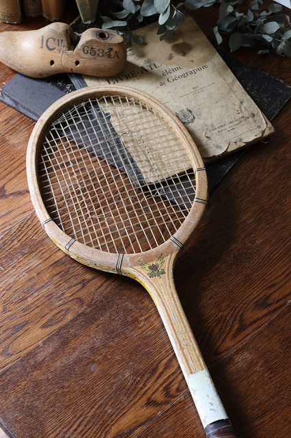 楽天市場】古い 木製テニスラケット N138-2 : リカムアクロス