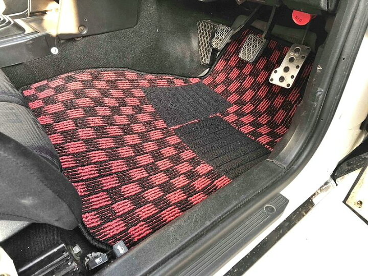楽天市場】フロアマット カローラ レビン トレノ カーマット AE86 AE85 