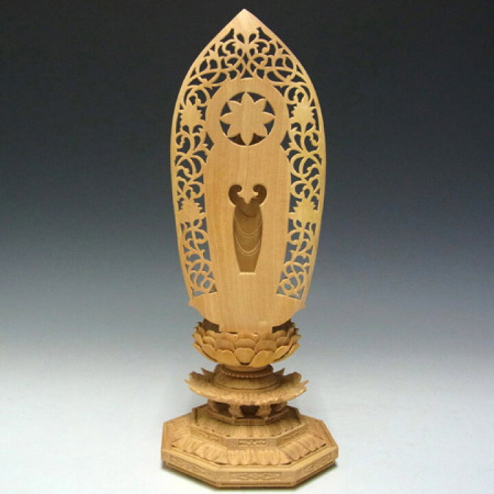 楽天市場】木彫り 仏像 阿弥陀如来 立像 高さ33cm 柘植 [Ryusho] : 龍  