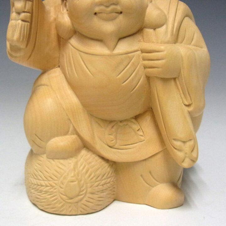 楽天市場】柘植 恵比寿大黒天セット 高さ10cm 木彫り 七福神 縁起物 