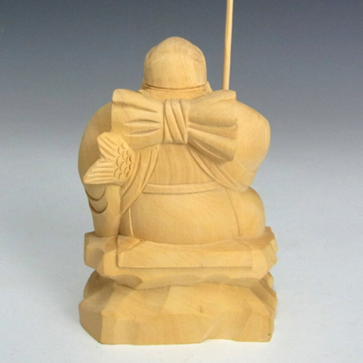 楽天市場】木彫り 恵比寿像 置物 柘植製 高さ10cm 七福神 縁起物 