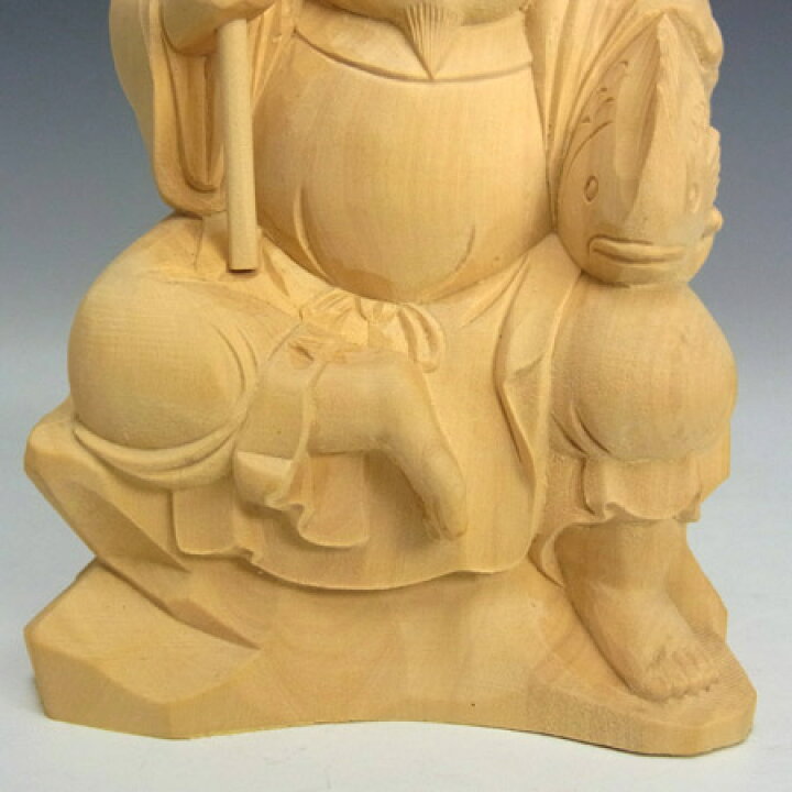 楽天市場】木彫り 恵比寿像 置物 柘植製 高さ10cm 七福神 縁起物 