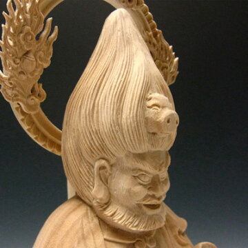 楠 樟 クス 金毘羅大権現 高さ38cm 木彫り 販売