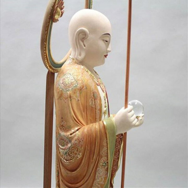 楽天市場】木彫り 仏像 彩色地蔵菩薩 立像 高さ93cm 楠製 [Ryusho 
