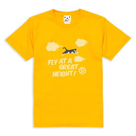 【 6月 スーパーセール 限定 30%OFF 】 猫 ねこ おもしろ かわいい Tシャツ FLY! ( ゆうひ ) | ネコ 猫柄 猫雑貨 | メンズ レディース 半袖 | おしゃれ ペアルック プレゼント | 大きいサイズ 【メール便】 SCOPY / スコーピー