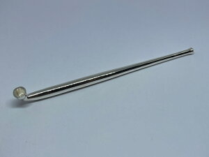 きせる 煙管 フカシロ謹製 純銀メッキ6寸延べ煙管 16900103【楽ギフ_包装】