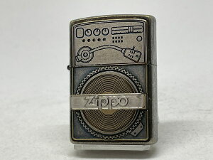 ZIPPO[�W�b�|�[]���[�Y�h �t�B�j�b�V�� ���R�[�h�f�U�C�� �N���[���T�e�[�i 2UD-RECORD�y�y�M�t_��z
