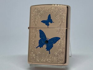 �������� ZIPPO[�W�b�|�[]���ʉ��H Blue Butterfly RP �u���[�o�^�t���C ���[�Y�s���N�y�y�M�t_��z