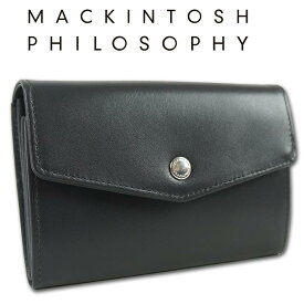 マッキントッシュフィロソフィー MACKINTOSH PHILOSOPHY マルチウォレット メンズ レディース チャコールグレー 二つ折り財布