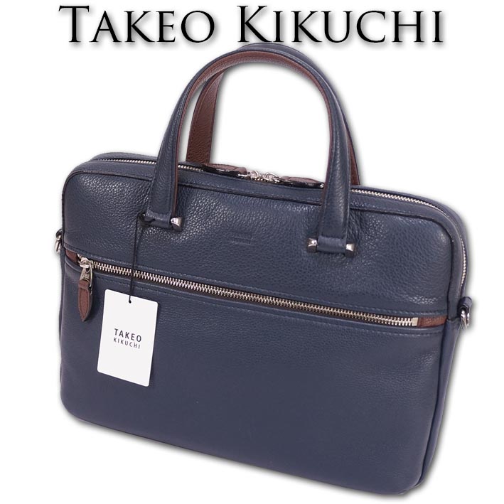 タケオキクチ（TAKEO KIKUCHI） レザービジネスバッグ A4ジャスト-