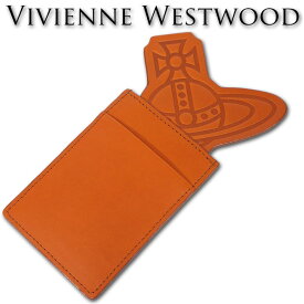 ヴィヴィアンウエストウッド Vivienne Westwood 牛革 パスケース メンズ レディース オレンジ 日本製