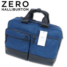 ゼロハリバートン ZERO HALLIBURTON ビジネスバッグ メンズ ネイビー 紺 B4 2WAY ブリーフケース 3方開き エキスパンダブル 定価40,700円
