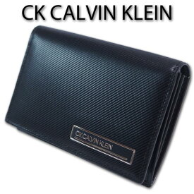 CKカルバンクライン CK CALVIN KLEIN 牛革 名刺入れ ポリッシュ メンズ ブラック 黒 定価11,000円 キップレザー カードケース ガラスレザー バイアスカット 特価