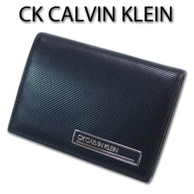 CKカルバンクライン CK CALVIN KLEIN 牛革 小銭入れ コインケース ポリッシュ メンズ ブラック 黒 定価10,450円 キップレザー ガラスレザー バイアスカット 特価
