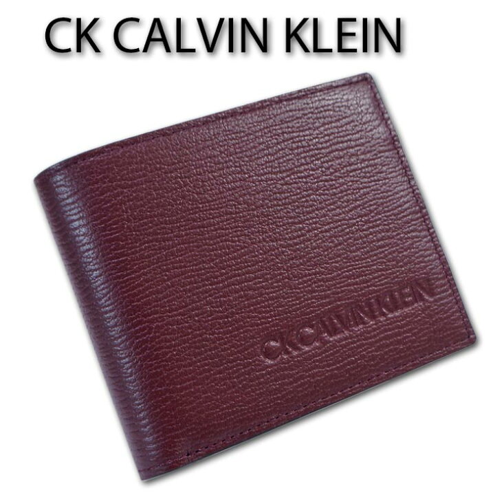 楽天市場】CKカルバンクライン CK CALVIN KLEIN 牛革 二つ折り財布 