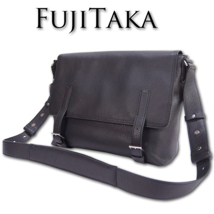 楽天市場】フジタカ FUJITAKA シュリンクレザー ショルダーバッグ A4 