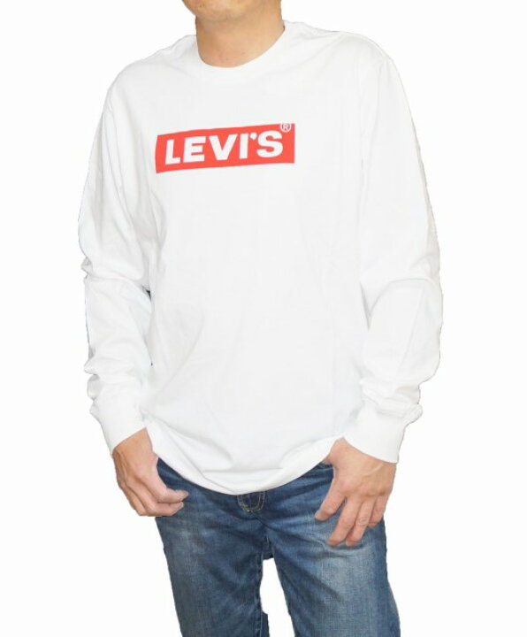 楽天市場】リーバイス levis 長袖Tシャツ 白 161390043 メンズ ロゴ 