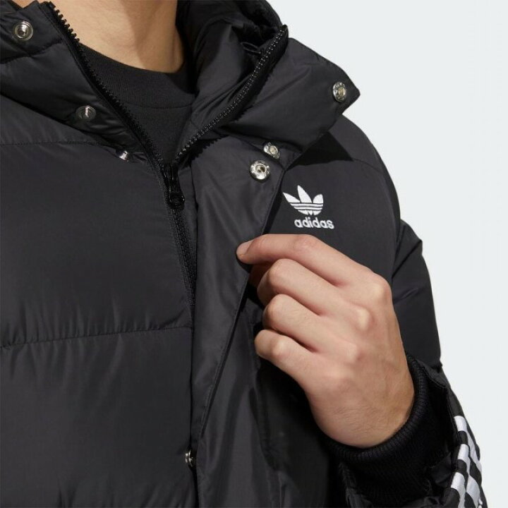楽天市場】【中古】アディダス adidas ダウンコート 黒 メンズ 
