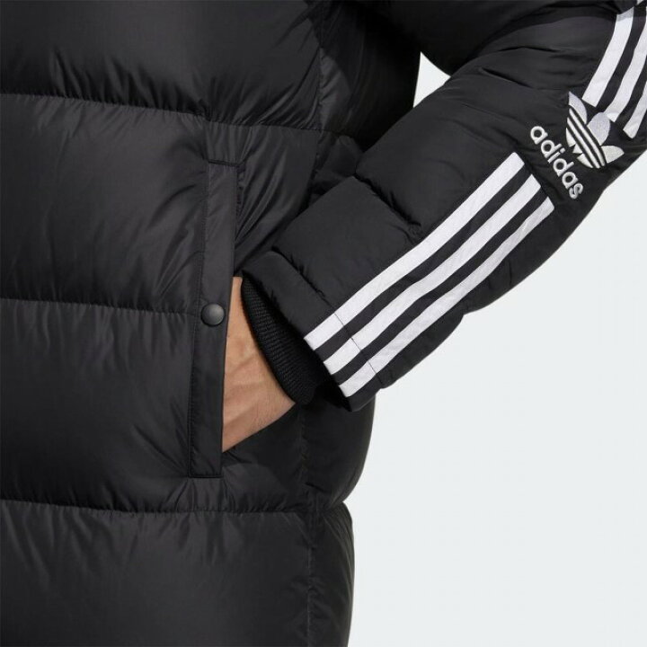 楽天市場】【中古】アディダス adidas ダウンコート 黒 メンズ 