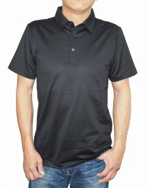ニコル セレクション NICOLE selection　半袖ポロシャツ 黒 7266-9500 メンズ ブラック 夏物