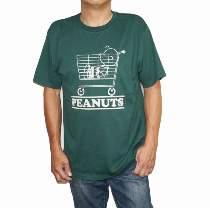 楽天市場】メンズ キャラクターTシャツ スヌーピー チャーリー 