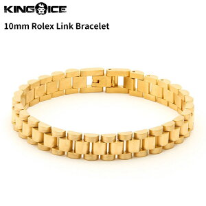 King Ice LOACX N`F[ uXbg r S[h "10mm Rolex Link Bracelet" XeXXeB[ lCuh ANZT[ bL Y fB[X jp 