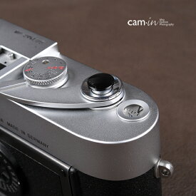 【P2倍+クーポン！マラソン】【送料無料】 cam-in ソフトシャッターボタン | レリーズボタン オリジナル 凸面 - ライトブラック CAM9009 カムイン カムイン 焦点工房