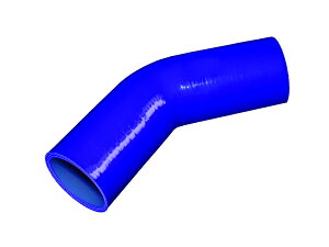 特殊規格 ハイテク シリコンホース エルボ 45度 同径 内径 Φ6.5mm 片足長さ約65mm 青色 ロゴマーク無し インタークーラー ターボ インテーク ラジェーター ライン パイピング 接続ホース 汎用品