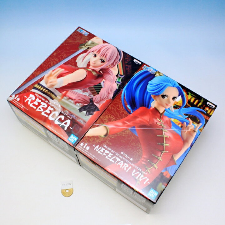 楽天市場 ワンピース Treasure Cruise World Journey Vol 4 Rebecca Nefeltari Vivi フィギュア アニメ グッズ プライズ バンプレスト レベッカ ビビの２種セット ポスターおまけ付き 即納 数量限定 トレジャーマーケット