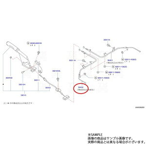 ���Y �P�[�u�� ASSY �u���[�L ���A ����ȑ� �X�J�C���C�� GT-R BNR34 36531-AA000 �g���X�g��� �����i �j�b�T�� (663221006