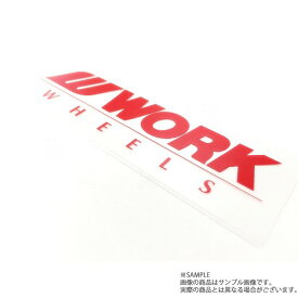 即納 WORK ワーク ミニ ステッカー レッド 赤 240071 (979191011