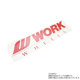 WORK ワーク ステッカー 200mm レッド 赤 240045 (979191028