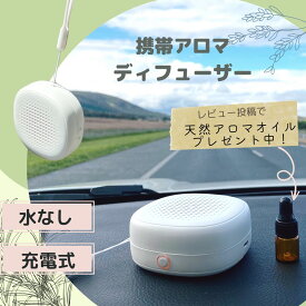 クーポン水を使わない アロマディフューザー コードレス 充電 車載 水なし 吊り下げ ネブライザー 小型 卓上 携帯 安眠 感染 虫 精油 aroma 車 ドライブ ストレス 受験勉強 キャンプ ウォーキング 香り エッセンシャルオイル ホワイトデー バレンタイン 2024 入学