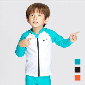 !! 2025V NIKE SWIM iCL BOYS gh[ {[CY  ZIPt bVK[h 90 - 120cm UPF50+ xr[ LbY j̎q  T[t v[ XC~O C  1991115