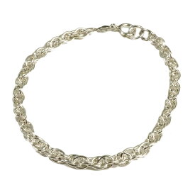 シルバー925 大きめ あずきダブルチェーン シルバーブレスレット アズキチェーン メンズ レディース ユニセックス silver925 シルバーアクセサリー mens
