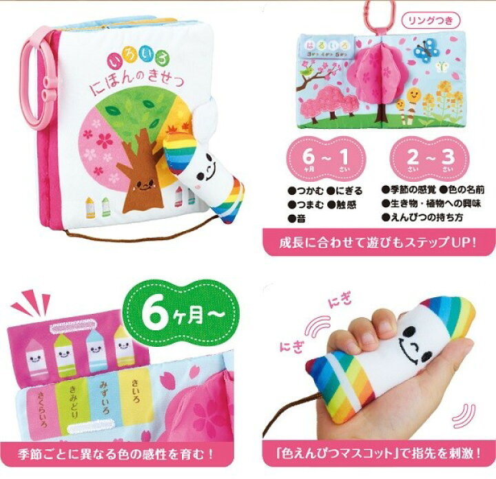 楽天市場】アイアップ ファインモータートイ マナー布絵本 いろいろ 