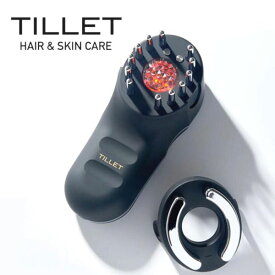 TILLET W-GEAR ティレット ダブルギア （カラー2色） フェイス＆ヘアトリートメント 肌育 髪育 頭皮 美顔器 エレクトロポレーション イオン導入 EMS ハリ 弾力 リフトアップ バイブレーション しみ 育毛 ぬけ毛 LED Wケア