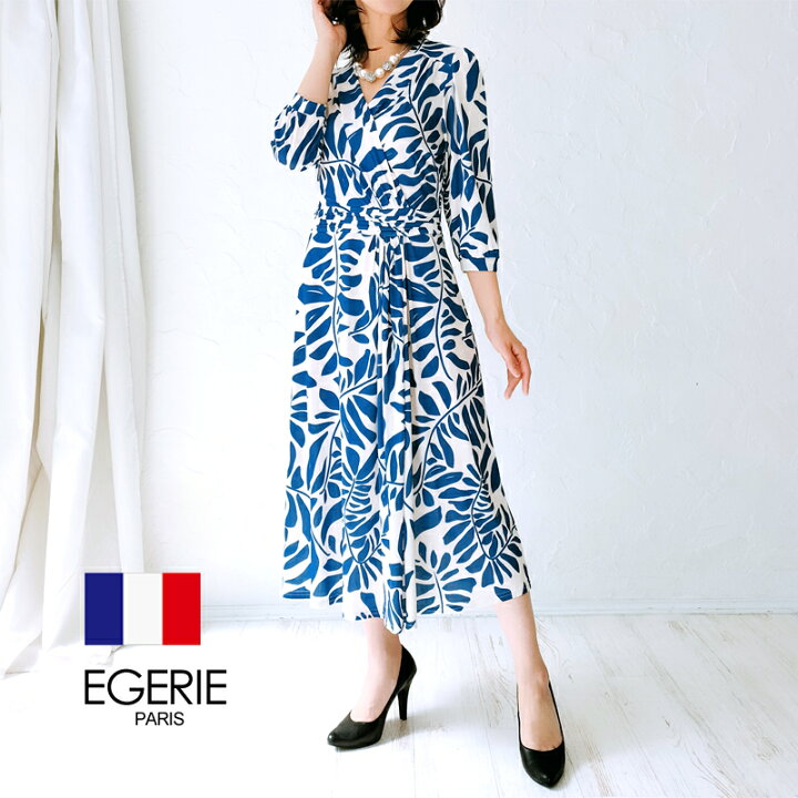 楽天市場】(EGERIE)エジェリ カシュクールワンピース STORY T1T2T3 7分 