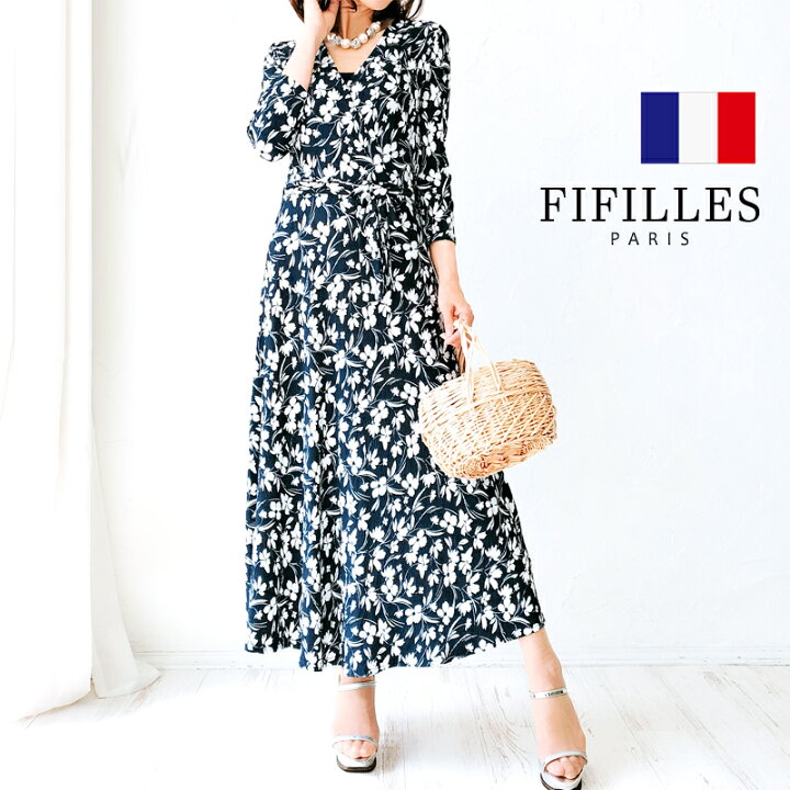 楽天市場】(FIFILLES)フィフィーユ カシュクールワンピース T1T2T3TU 7 