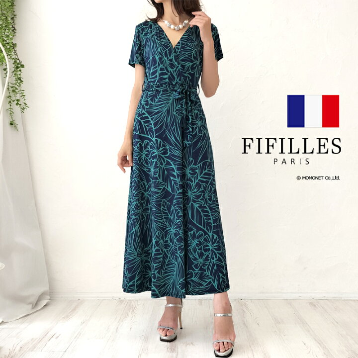 楽天市場】(FIFILLES)フィフィーユ カシュクールワンピース T1T2T3TU 
