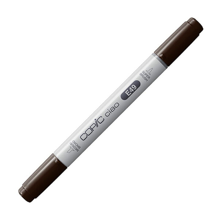 楽天市場】コピックチャオ E49 1本 単品 ダーク・バーク Dark Bark 