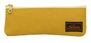 ペンケース サイズM 薄型 麿紋 maromon Shou 布 筆箱 フラット シンプル 無地