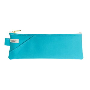 ペンケース カダケス スポットカラー 布製 コットン シンプル フラット 無地 おしゃれ かわいい ペンポーチ 筆入れ 筆箱 コンサイス