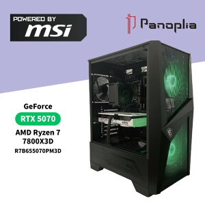 yVi/݌Ɍz RTX 5070 Ryzen 7 7800X3D 8RA16Xbh 4.2GHz ő 5.0GHz Win11 SSD1TB 32GB Panoplia Powered by msi R7B655070PM3D pmvA Q[~OPC fXNgbvp\R Q[~O