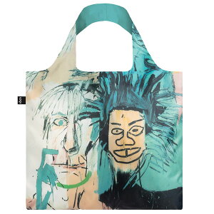 �܂肽���݃g�[�g �G�R�o�b�O ���K�i LOQI ���[�L�[ Recycled Bag ���E�ň������LOQI ���� �͂��� �R���p�N�g �傫�� �g�[�g�o�b�O �|�[�`�t�� Jean-Michel Basquiat/Dos Cabezas,1982(Warhol) �W����-�~�b�V�F