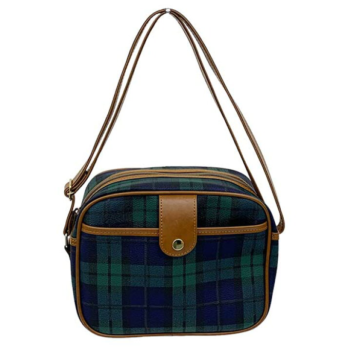 楽天市場】通園バッグ ショルダー【日本製 豊岡製】合皮 チェック柄  