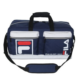 fila ボストンバッグ FILA フィラ 2ポケット トラベルボストン 50L fimb-0411 キッズ ジュニア バッグ ブラック ネイビー 小学生 キッズ 中学生 高校生 修学旅行 男の子 男子 おしゃれ 子供 女子 2泊 3泊 宿泊学習 部活 大容量 林間学校 修学旅行バッグ 林間学校バッグ